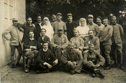 Salies De Béarn * Carte Photo * Hôpital Militaire * Soldats Militaires Infirmières Blessés 1918 WW1 Guerre War - Salies De Bearn