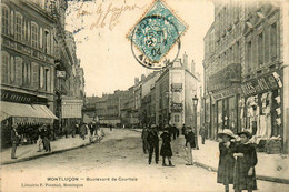 Montluçon * Le Boulevard De Courtais * Commerces Magasins - Montlucon
