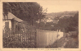 CPA - 95 - BESSANCOURT - Le Cottage Des Bois - Un Homme En Vélo - Phototypie Daniel Delbay MIRECOURT - - Other & Unclassified