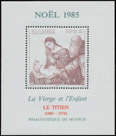 BL63** (1301) -  Noël / Kerstmis / Weihnachten / Christmas - 1985 - ZAÏRE - Tableaux