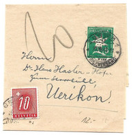 104 - 52 - Entier Postal Pour Journaux - Timbre Taxe  1943 - Franchigia