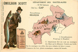 Gap * Département Des Hautes Alpes * Cpa Pub Publicité émulsion SCOTT - Gap