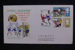 ROYAUME UNI - Enveloppe FDC En 1966 - Coupe Du Monde De Football - L 128289 - 1952-1971 Pre-Decimal Issues