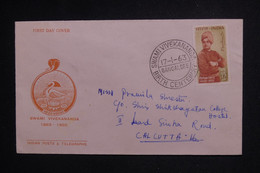 INDE - Enveloppe FDC En 1963 - Swami Vivekananda - L 128295 - FDC