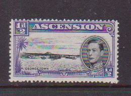 ASCENSION  ISLANDS    1939    1/2d  Black  And  Violet    Perf 13    MNH - Ascension (Ile De L')