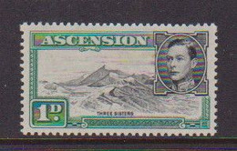 ASCENSION  ISLANDS    1939    1d  Black  And  Green    Perf 13    MNH - Ascension