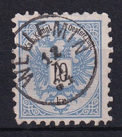 MiNr. 47C Österreich 1883, 15. Aug. Freimarken: Doppeladler Mit  Vollstempel WELLEMIN (TSCHECHIEN) - Gebraucht