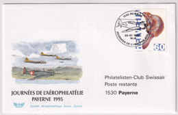 Journées De L'aérophilatélie PAYERNE 1995 - Sonstige Dokumente