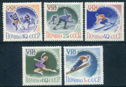 SOVIET UNION 1960 Winter Olympic Games  MNH / **.  Michel 2317-21 - Ongebruikt