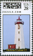 USA  2010 Lighthouses Connecticut USA-282 Faulkner's Island Light - Fari