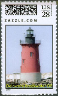 USA  2010 Lighthouses Delaware USA-222 Delaware Breakwate (Lewes)  Light - Fari