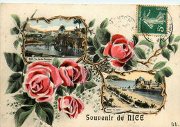 Nice * Souvenir De La Commune * Cpa 2 Vues - Autres & Non Classés