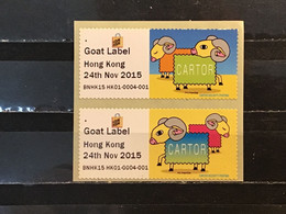 Hong Kong - Postfris / MNH - Complete Set Jaar Van De Geit 2015 - Distribuidores