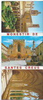 LIBRITO FLEXO CON 16 VISTAS DEL MONASTERIO DE SANTES CREUS.- TARRAGONA - ( CATALUNYA ) - Luoghi Santi