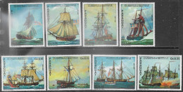Paraguay  1975  Sc#1616-23 Ships Set Of 8  MNH  2016 Scott Value $5 - Paraguay