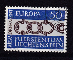 LIECHTENSTEIN, 1965, Used Stamp(s) , Europe CEPT, Michel Nr(s). 454, Scannr. U22336 - Oblitérés