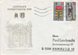 ALLEMAGNE RDA DDR LETTRE DE WILHELM PIECKA STADT GUBEN POUR HAMBOURG 1985 - Cartas