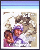 Guinea Bissau 2010 MNH Imperf, Mother Teresa, Nobel Peace Winner, Feeding - - Mutter Teresa