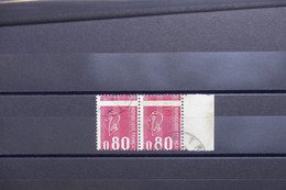 FRANCE - N° 1816 Bequet 80 Ct En Paire Variété  De Piquage - Oblitérés - L 128324 - Used Stamps