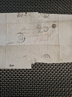 LETTRE DE 43 ST AY 1852 TAXE BOITE RURALE " G  " CACHET PARIS - ....-1700: Precursori