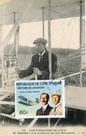 72497 Cote D'ivoire, Maximum  1975  Les Pionnieres De L'air Orville Et  Wilbur Wright,  Vintage Card - Ivory Coast (1960-...)