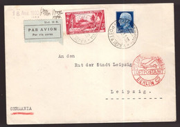 Regno, Busta Via Aerea Per La Germania Del 1933      -EM29 - Marcophilie (Avions)