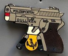 PISTOLET - GUN - POSTE DE POLICE - DULLIKEN - SUISSE - CANTON DE SOLEURE - POLIZEI POSTEN - SOLOTHURN - SCHWEIZ -  (31) - Policia