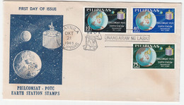 Filippine  FDC - Spazio / Space / Cosmonautica / Cosmonautics / Earth Station - Asia