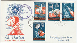 Antigua  - Spazio / Space / Cosmonautica / Cosmonautics / Apollo - Afrique