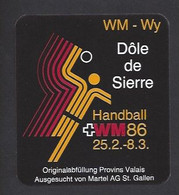 Etiquette De Vin Dôle -  Championnat Du Monde De Handball 1986 (suisse) - Sonstige & Ohne Zuordnung