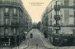 Grand Montrouge * Rue Edgard Quinet * Imprimerie F. MERCIER - Montrouge