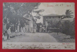 Zanzibar Main Road Cpa 1904 Ecrite Tanzanie - Tanzania