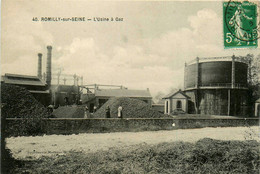 Romilly Sur Seine * Vue Sur L'usine à Gaz * Cheminée - Romilly-sur-Seine