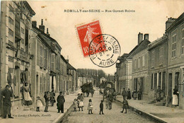 Romilly Sur Seine * La Rue Gornet Boivin * Bourrellerie Sellerie GASTON POTIER - Romilly-sur-Seine