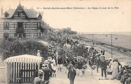 Saint Aubin Sur Mer            14            La Digue Le Jour De La Fête          (voir Scan) - Saint Aubin