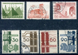 DENMARK 1968 Complete Issues Used Michel 467-473 - Usati