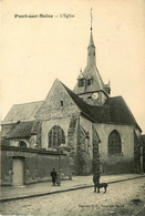 Pont Sur Seine * Rue Et Vue Sur L'église Du Village - Sonstige & Ohne Zuordnung