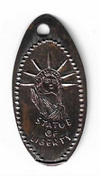 18292 - PIECE ECRASÉE TOURISTIQUE - USA - STATUT DE LA LIBERTÉ - (Vendue En Médaille Aux USA) - Pièces écrasées (Elongated Coins)