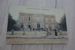 CPA 33 Gironde Saint Ciers Sur Gironde  L'Hôtel De Ville - Autres & Non Classés