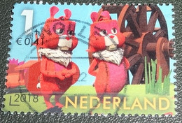 Nederland - NVPH - 3694x - 2018 - Gebruikt - Cancelled - Fabeltjeskrant - Myra En Martha Hamster - Used Stamps