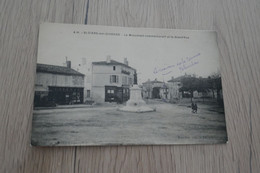 CPA 33 Gironde Saint Ciers Sur Gironde  Le Monument Commémoratif Et La Grand'rue - Autres & Non Classés