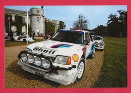 BELLE REPRODUCTION D'APRES UNE PHOTO ORIGINALE - PEUGEOT 205 TURBO 16 - PHARES ANTI BROUILLARD - SHELL - Automobiles