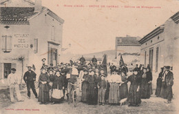 CPA (81) CAGNAC Grèves Grévistes Mines D'ALBI Groupe De Manifestants (Belle Animation) - Other Municipalities