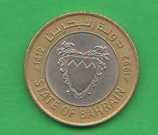 Baharain 100 Fils 1992 AH 1412 Bimetallic Coin - Bahrain