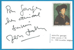 Signature / Dédicace / Autographe Original - Jean SABLON - Auteur, Compositeur - Handtekening