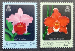 1984 Set Of Mint/MNH Stamps From Jersey Christmas Orchids SG 350-1  No DC-1246 - Jersey