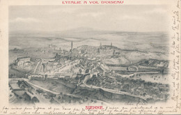 ITALIE - ITALIA - TOSCANA - SIENA : ITALIE A VOL D'OISEAU - SIENNE - Dessin (1903) - Siena