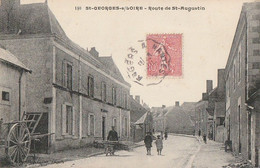 St-GEORGES-sur-LOIRE. - Route De St-Augustin. Carte RARE - Saint Georges Sur Loire