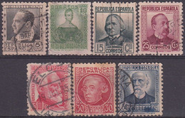 ESPAÑA 1933/1935 Nº 681/688 USADO BIEN CENTRADOS (REF. 02) - Usados