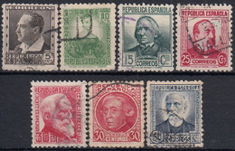 ESPAÑA 1933/1935 Nº 681/688 USADO BIEN CENTRADOS (REF. 01) - Used Stamps